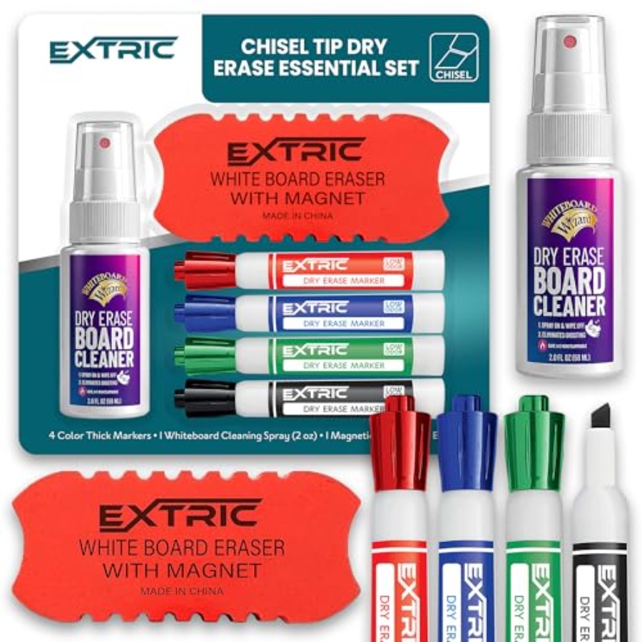 Whiteboard Marker Set - Juego de Marcadores de Borrado en