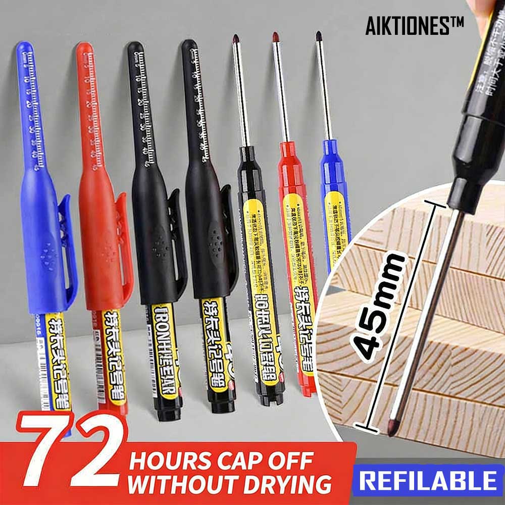 Whiteboard Marker Set - Marcador de punta larga para agujeros