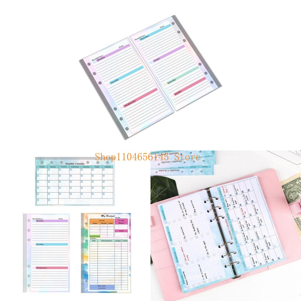 Planner Weekly Budget - Hoja forrada de papel de repuesto