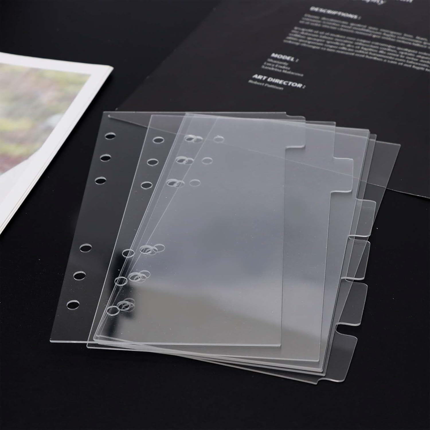 Index Tab Divider - Separadores de Carpeta A5/A6/A7, Insertos para