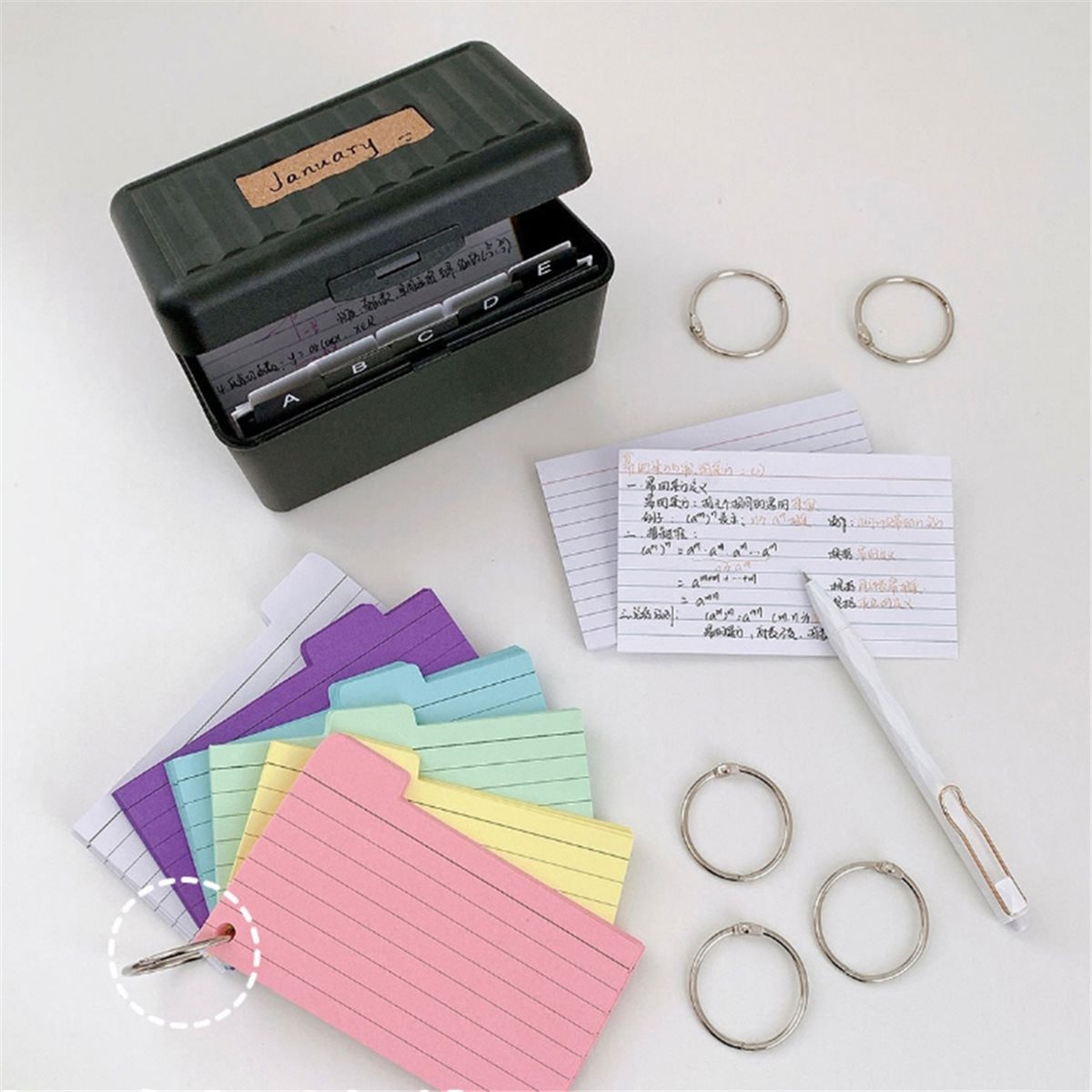 Index Tab Divider - 828 Mega Oferta: Caja para Tarjetas