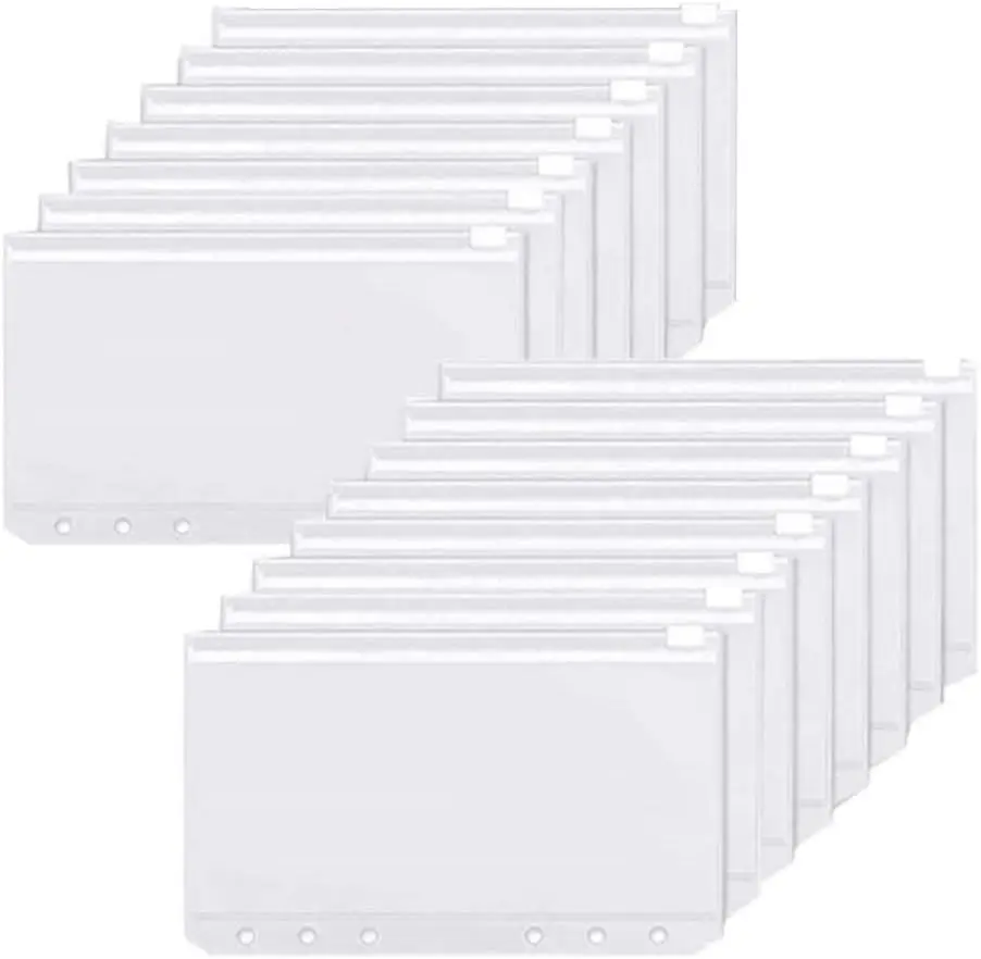 Planner Weekly Budget - Bolsillos para carpetas A6, bolsillos para