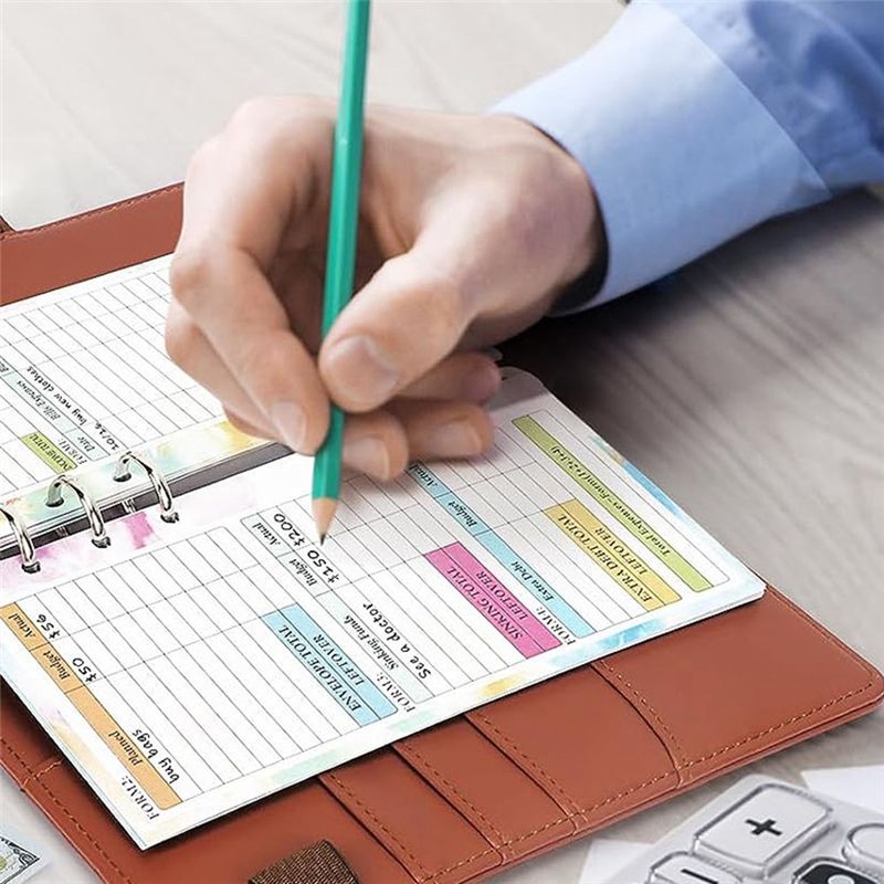 Planner Weekly Budget - Recambio de Planificador de Presupuesto ABBQ-A6,