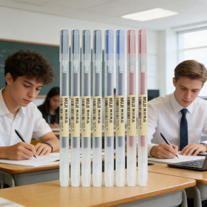 Muji Stationery Gel Pen - 6/8 bolígrafos de gel estilo MUJI,