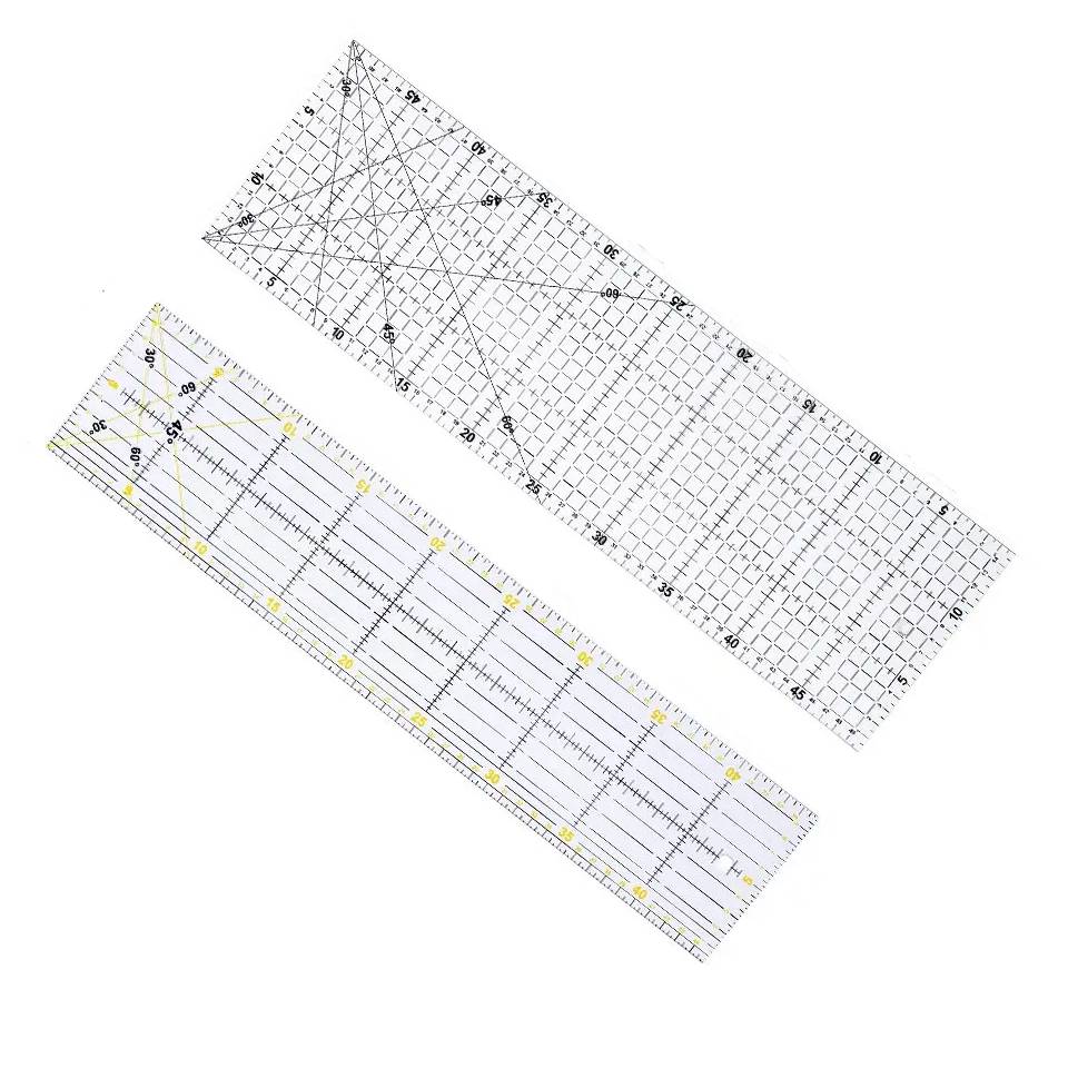 Ruler Set Transparent - Fenrry-Regla de retales acrílicos de varios