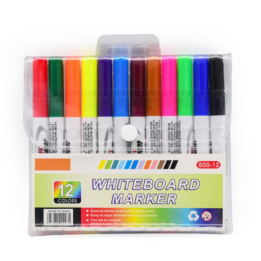 12 Marcadores Flotantes de Agu - Whiteboard Marker Set reseña y precio