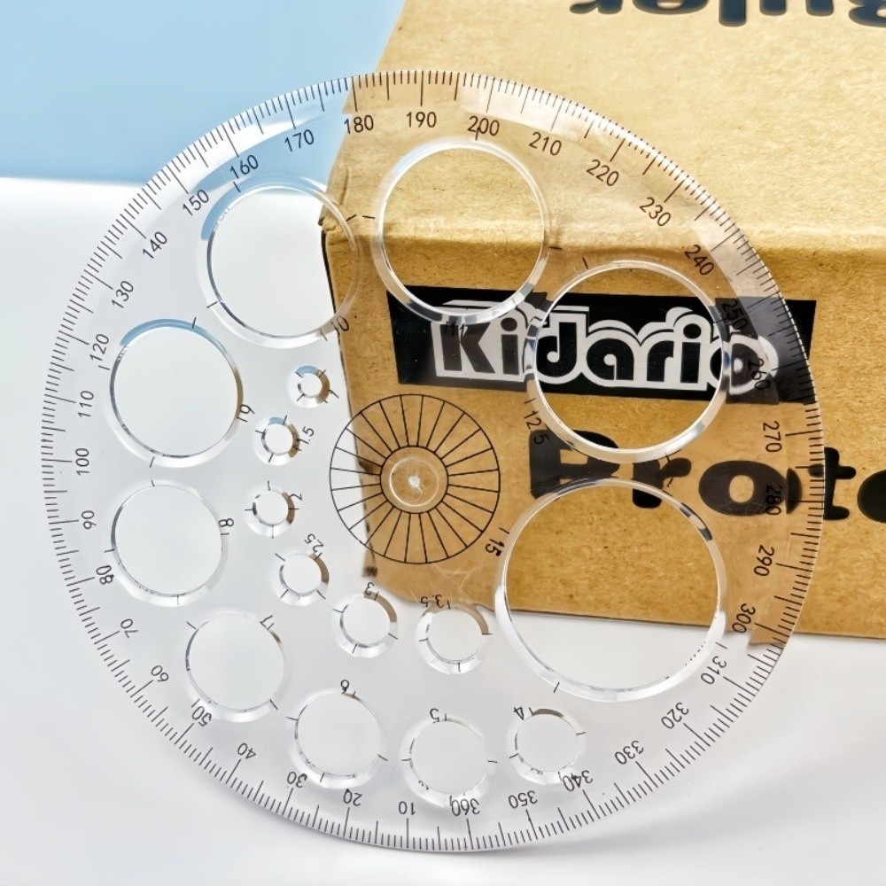 Regla Circular de Plástico, Pl - Ruler Set Transparent reseña y precio