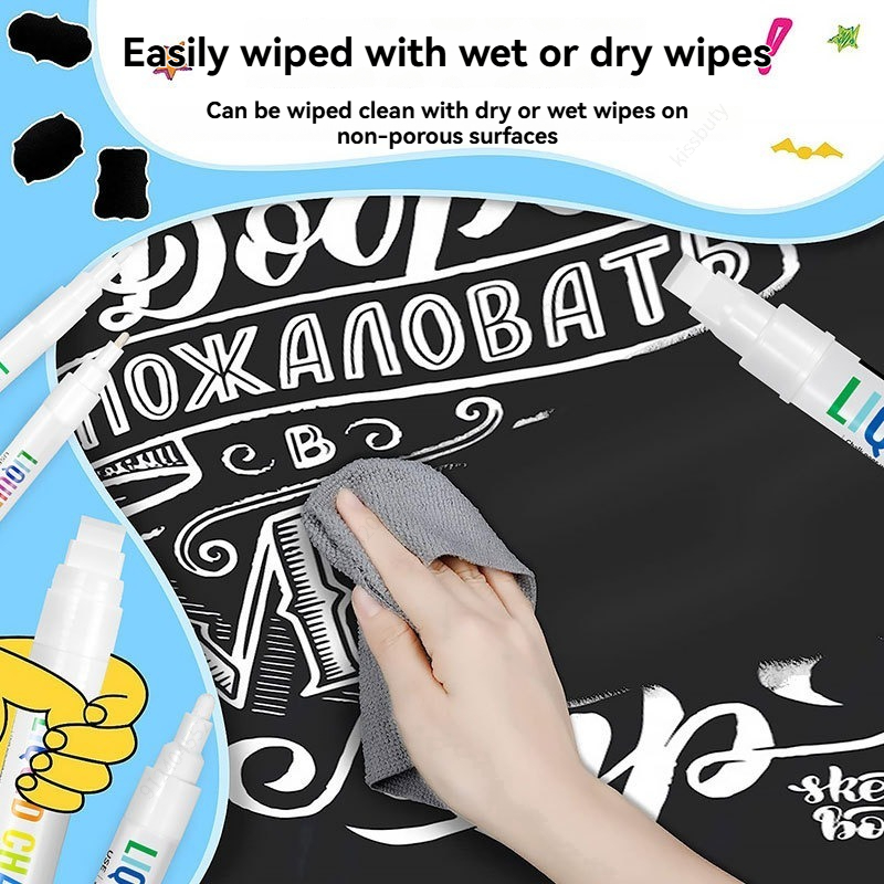 5 unids/set marcadores de tiza - Whiteboard Marker Set reseña y precio