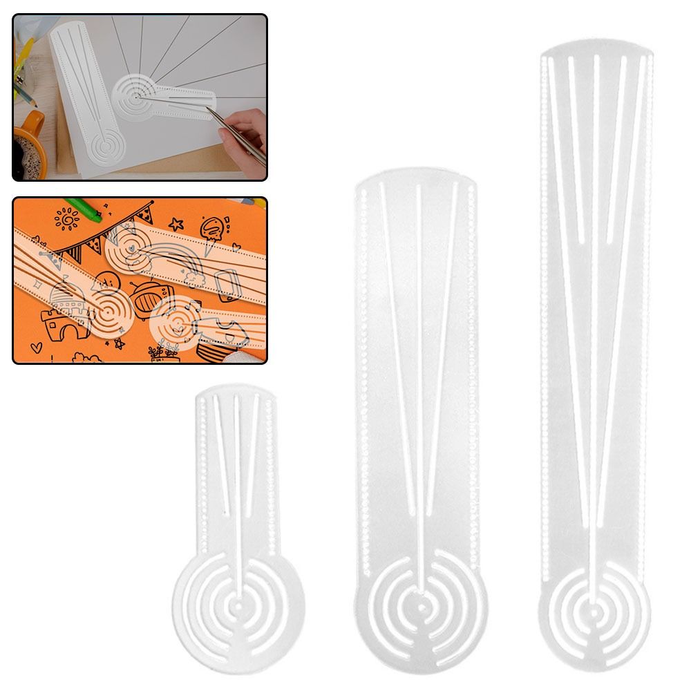 Plantilla de Dibujo de Mandala - Ruler Set Transparent reseña y precio