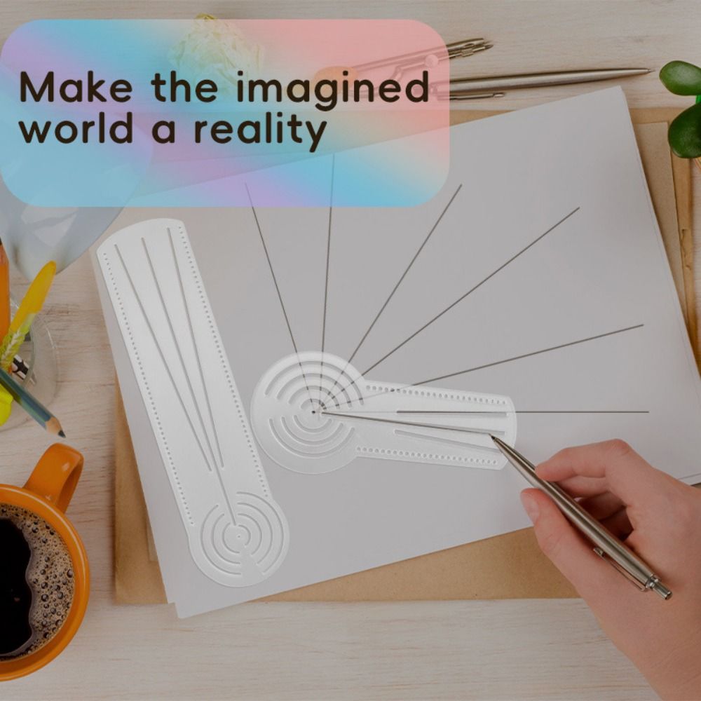 Plantilla de Dibujo de Mandala - Ruler Set Transparent reseña y precio