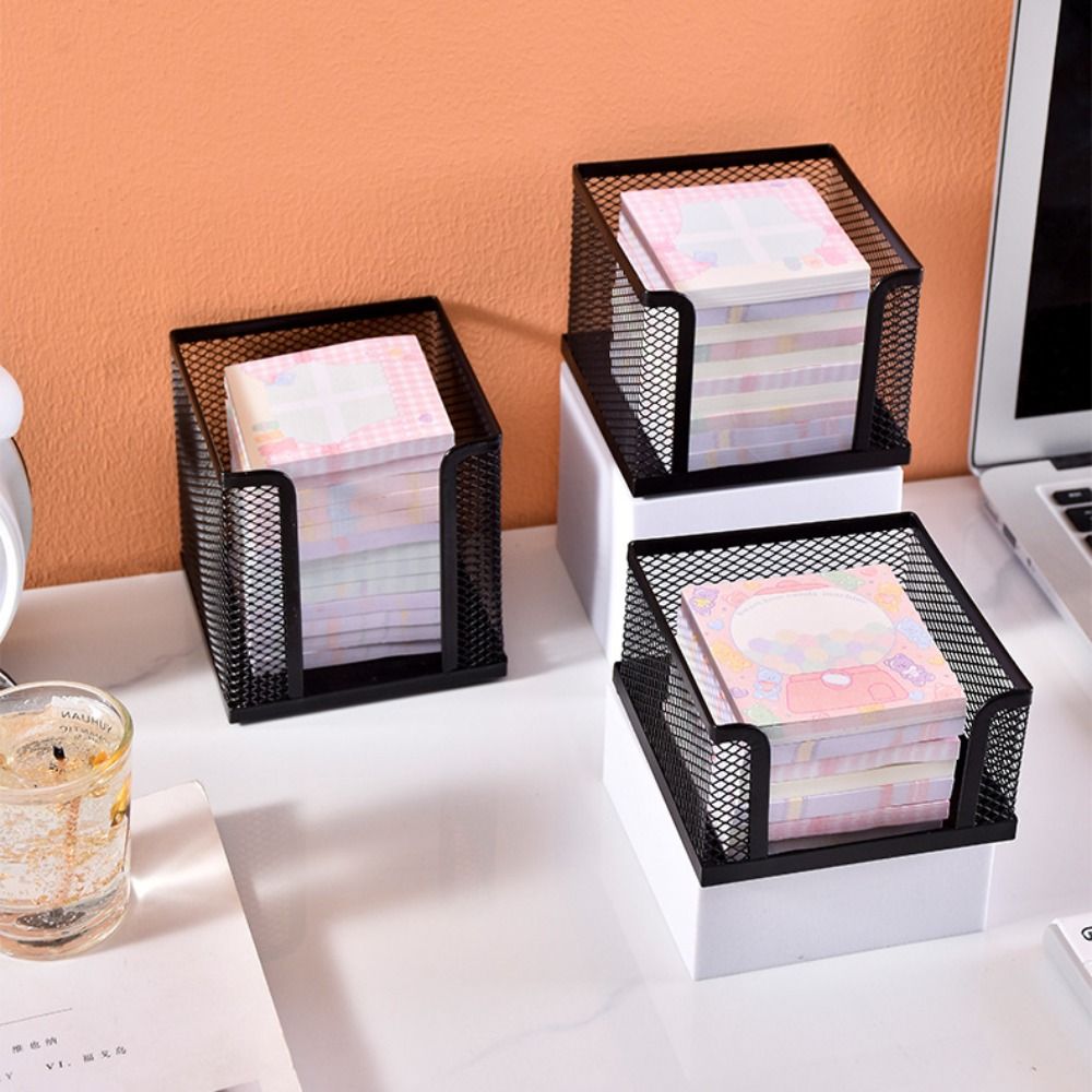 Cubo de papel de malla negra,  - Sticky Note Cube reseña y precio