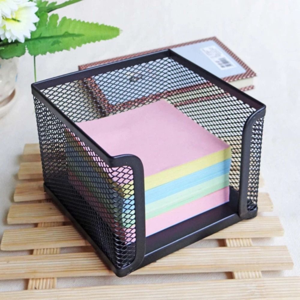 Cubo de papel de malla negra,  - Sticky Note Cube reseña y precio