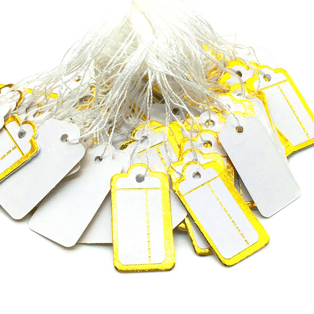 Etiquetas de Precio con Cordón - Stationery Warehouse reseña y precio