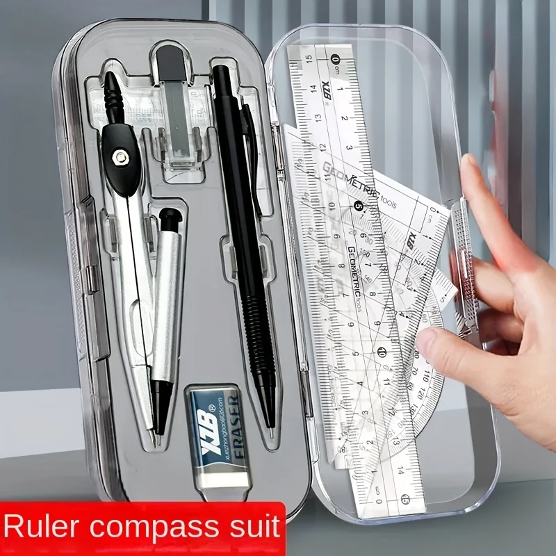 Kit de geometría matemática 8  - Compass Geometry Set reseña y precio