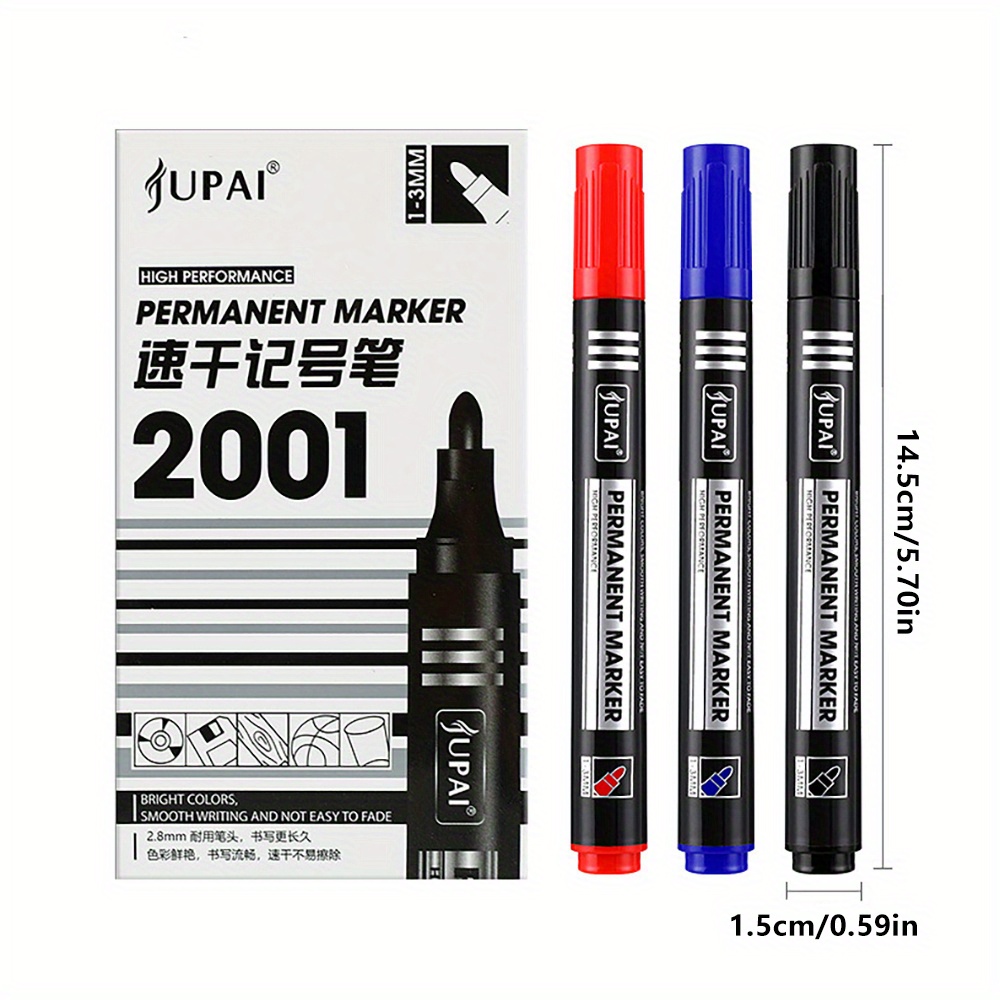 Rotuladores permanentes de 3 c - Ideal Stationery & Office Supply reseña y precio