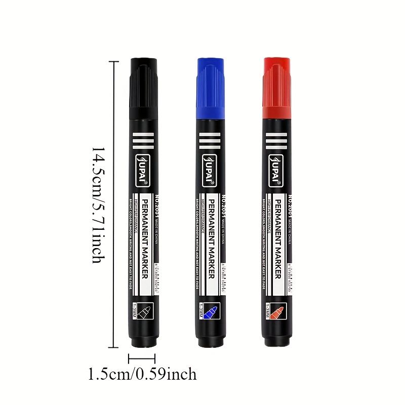 Rotuladores permanentes de 3 c - Ideal Stationery & Office Supply reseña y precio