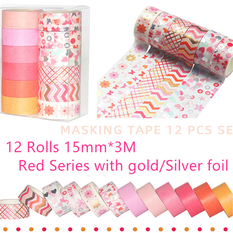 Juego de 12 Rollos de Cinta De - Washi Tape Set reseña y precio