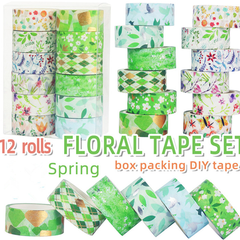 Juego de 12 Rollos de Cinta De - Washi Tape Set reseña y precio