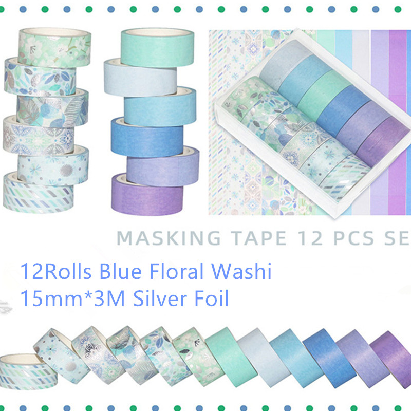 Juego de 12 Rollos de Cinta De - Washi Tape Set reseña y precio