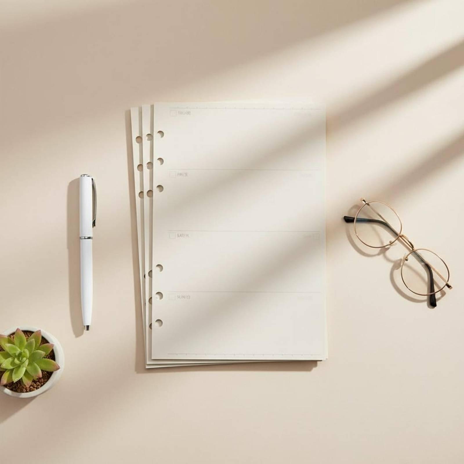 Hojas de recambio sueltas para - Planner Weekly Budget reseña y precio