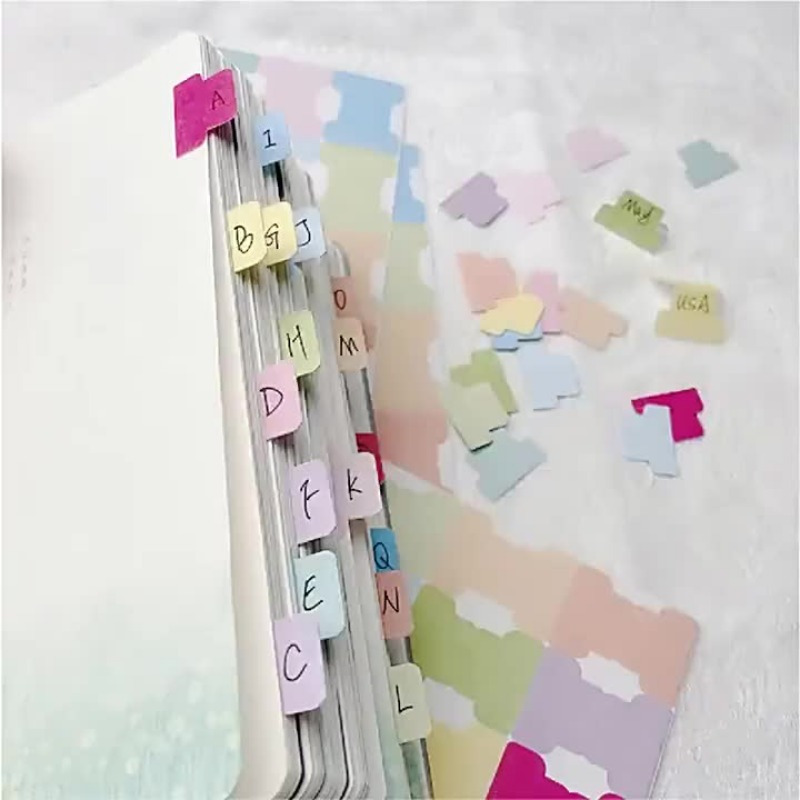 Pestañas de índice adhesivas c - Index Tab Divider reseña y precio