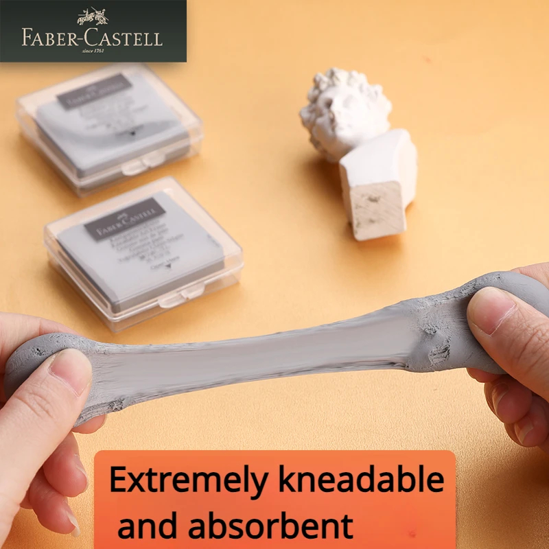 Faber-Castell 2 gomas de borra - Rubber Eraser Kneaded reseña y precio