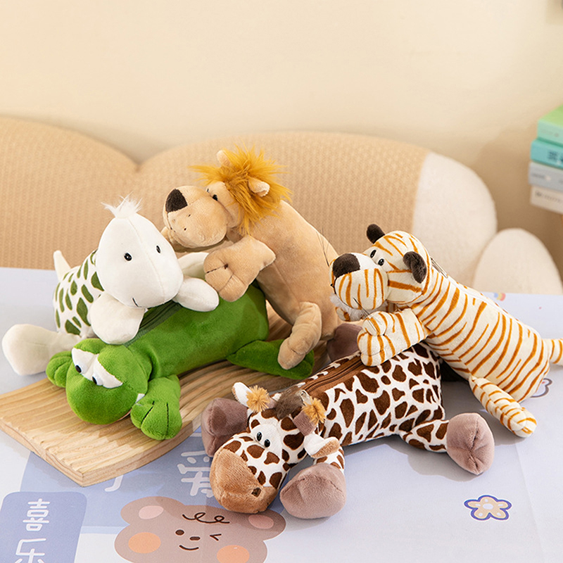 Estuche de peluche con dibujos - Lion Stationery & Office Supply(Kunshan)Co.Ltd reseña y precio